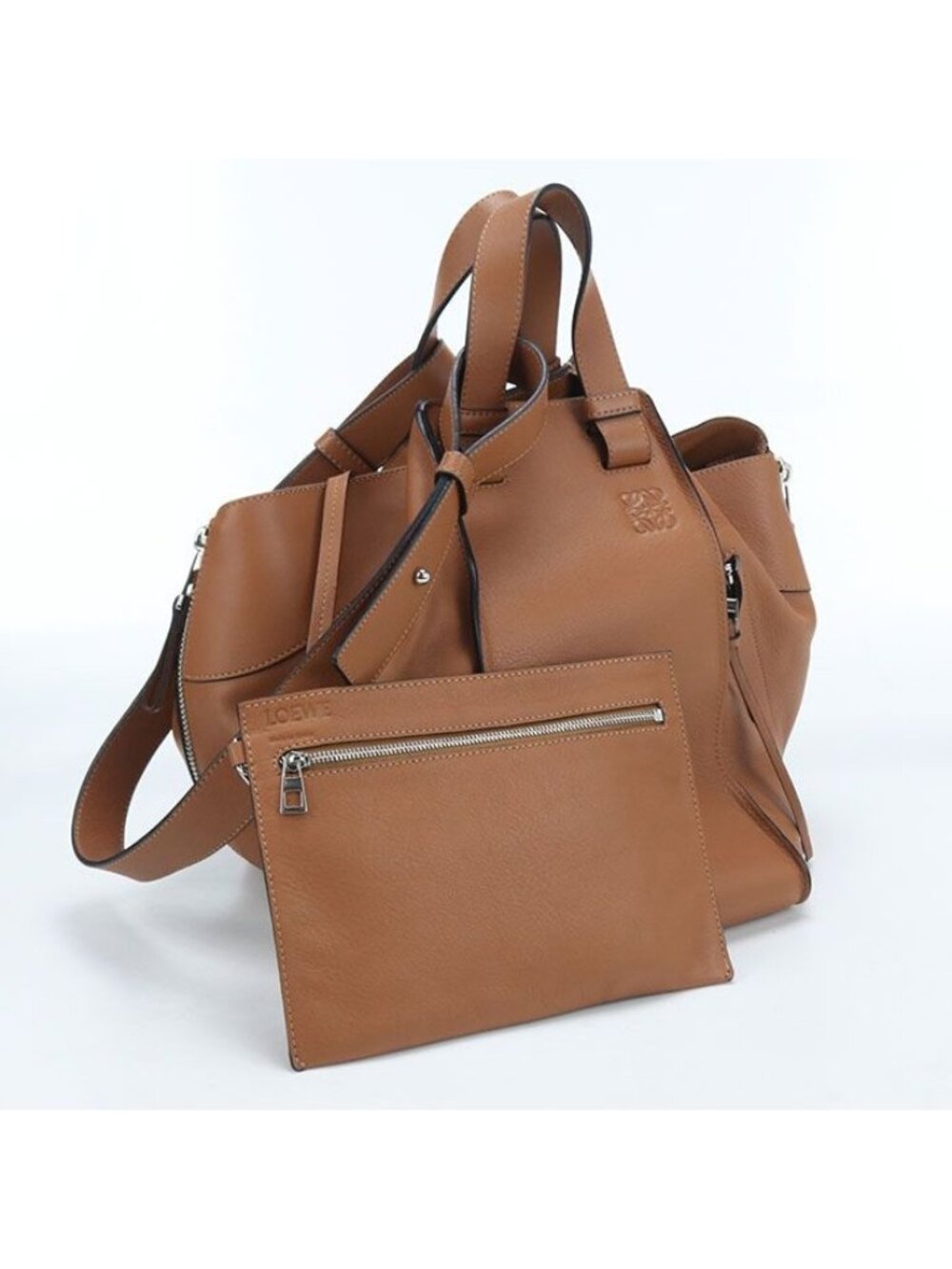 Loewe 2-Way Hammock Handbag Leather - Picture 1 of 7